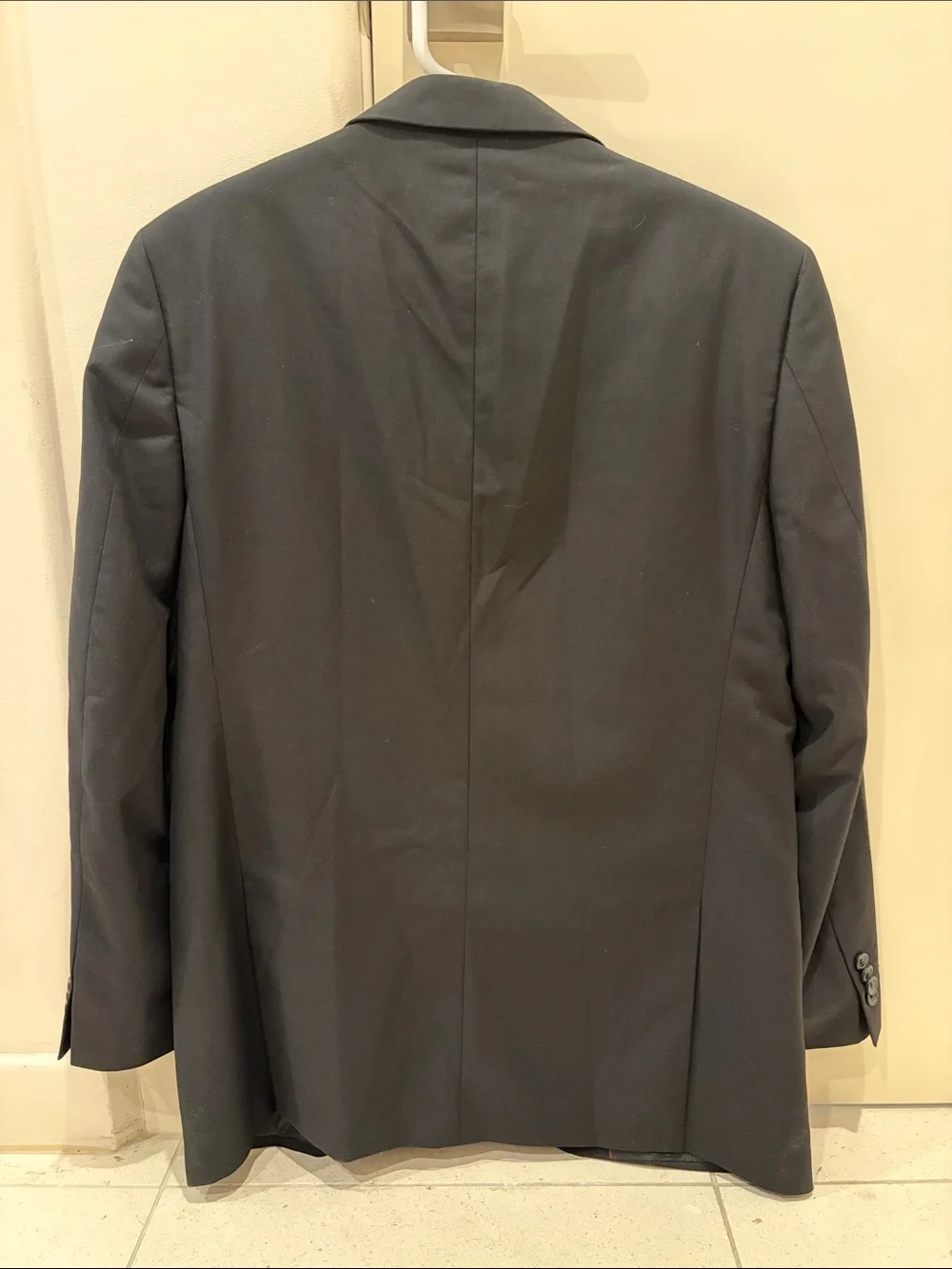 Tessori Men's Blazer Black 38R Hand Tailored in Milan Italy